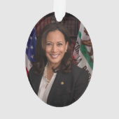 Kamala Harris US Vice President, Biden 2024 Ornament (achterkant)