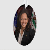 Kamala Harris US Vice President, Biden 2024 Ornament (voorkant)