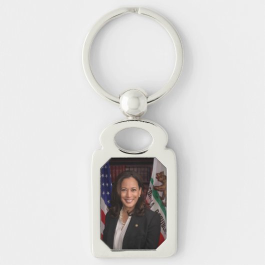 Kamala Harris US Vice President, Biden 2024 Sleutelhanger (Voorkant)