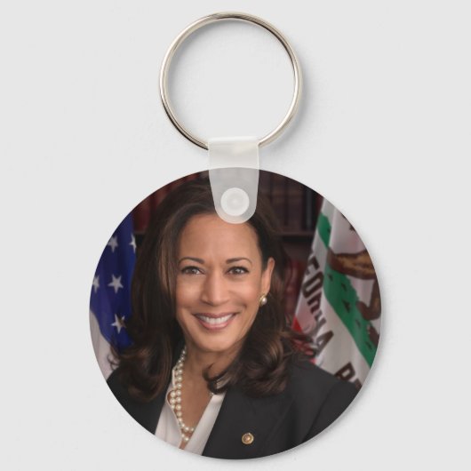 Kamala Harris US Vice President, Biden 2024 Sleutelhanger (Voorkant)