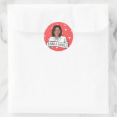Kamala Harris Valentijnsdag Ronde Sticker (Tas)