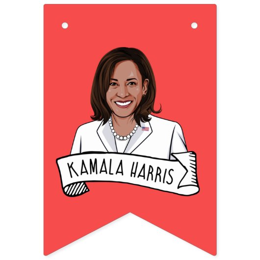 Kamala Harris Valentijnsdag Vlaggetjes (Tweede vlag)
