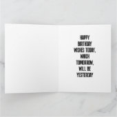 KAMALA HARRIS VERJAARDAG GRAPPIGE GROET KAART (Binnen)