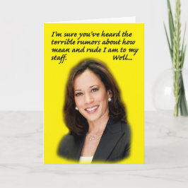 Kamala Harris Verjaardag Kaart