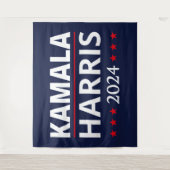 Kamala Harris Verkiezing 2024 III Wandkleed (Voorkant)