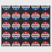 Kamala Harris Verkiezing 2024 V Cadeaupapier (Vlak)