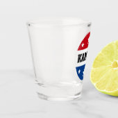 Kamala Harris Verkiezing 2024 V Shot Glas (Links)