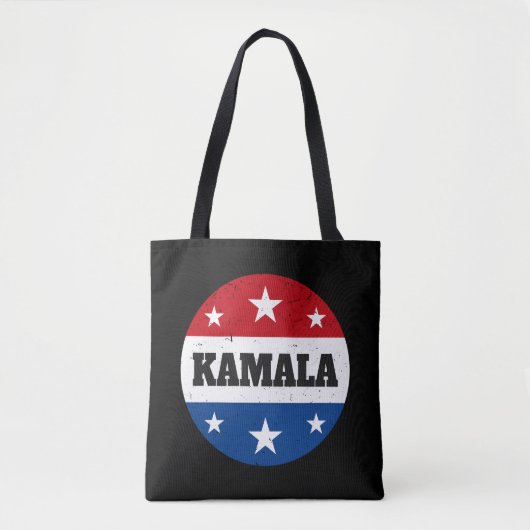 Kamala Harris Verkiezing 2024 V Tote Bag (Voorkant)