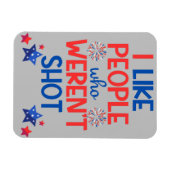 Kamala Harris verkiezing Grappig Anti-Trump Rood & Magneet (Horizontaal)