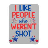 Kamala Harris verkiezing Grappig Anti-Trump Rood & Magneet (Verticaal)