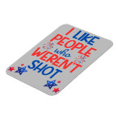 Kamala Harris verkiezing Grappig Anti-Trump Rood & Magneet (Linkerzijde)