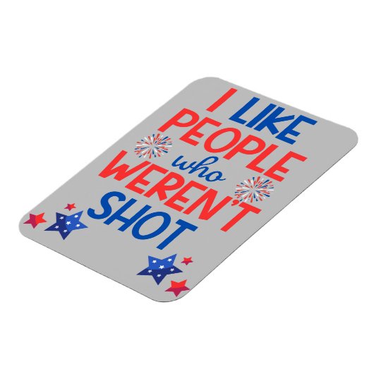 Kamala Harris verkiezing Grappig Anti-Trump Rood & Magneet (Linkerzijde)