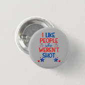 Kamala Harris verkiezing Grappig Anti-Trump Rood & Ronde Button 3,2 Cm (Voorkant /achterkant)