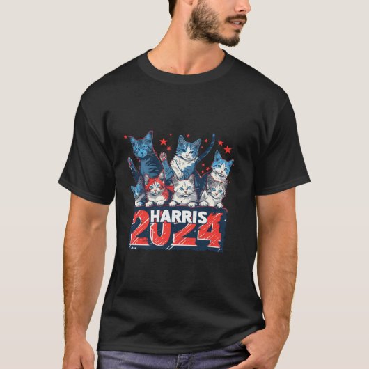 Kamala Harris Verkiezing Sneakers 2024 President C T-shirt (Voorkant)