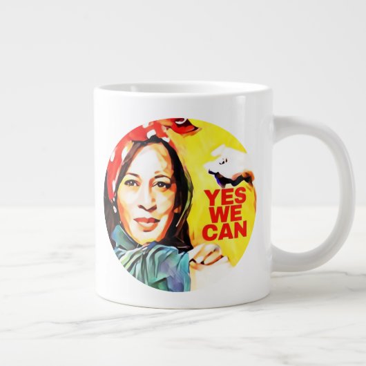 Kamala Harris Verkiezingen 2024 Grote Koffiekop (Rechts)