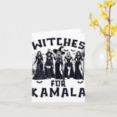 Kamala Harris Verkiezingen 2024 Halloween Kaart (Gele Bloem)