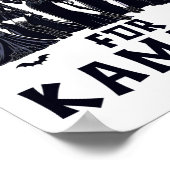 Kamala Harris Verkiezingen 2024 Halloween Poster (Hoek)