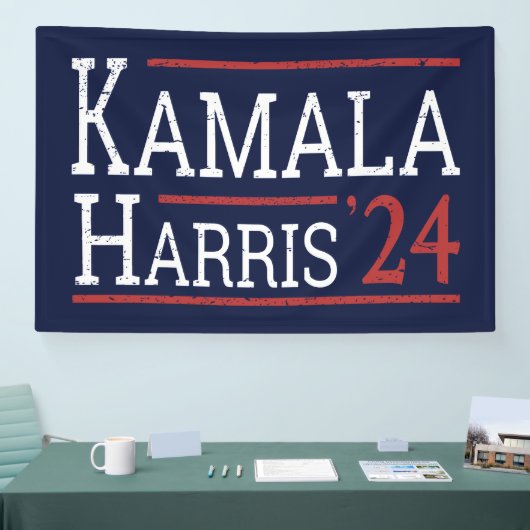 Kamala Harris verkiezingen 2024 I Spandoek (Beurs)