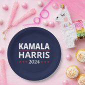 Kamala Harris Verkiezingen 2024 III Papieren Bordje (Feest)