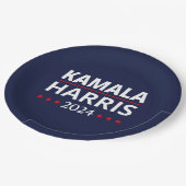 Kamala Harris Verkiezingen 2024 III Papieren Bordje (Gekanteld)
