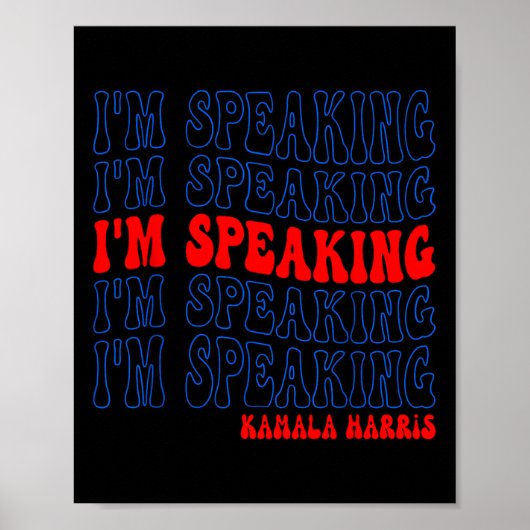 Kamala Harris Verkiezingen 2024 Poster (Voorkant)