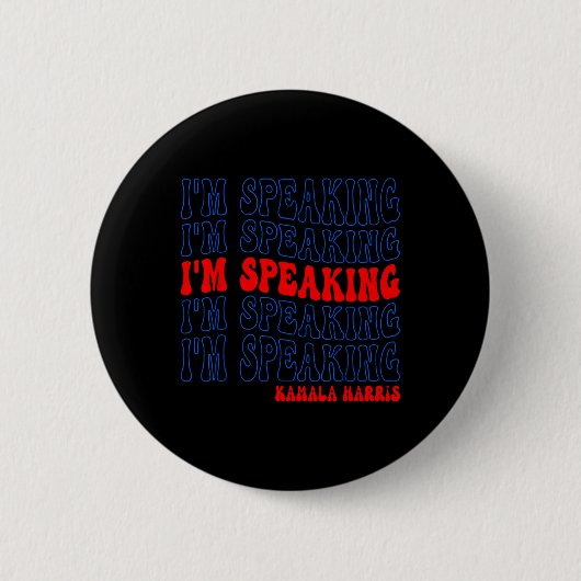 Kamala Harris Verkiezingen 2024 Ronde Button 5,7 Cm (Voorkant)