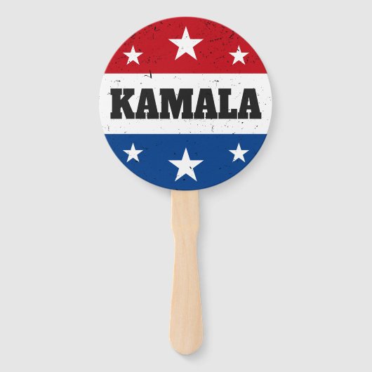 Kamala Harris Verkiezingen 2024 V Handwaaier (Achterkant)