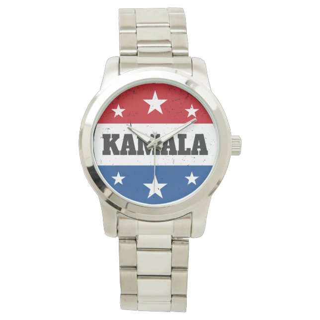 Kamala Harris Verkiezingen 2024 V Horloge (Voorkant)