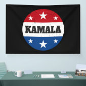 Kamala Harris Verkiezingen 2024 V Spandoek (Beurs)