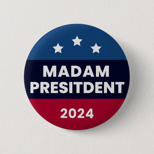 Kamala Harris Verkiezingen voor President 2024 Ronde Button 5,7 Cm (Voorkant)