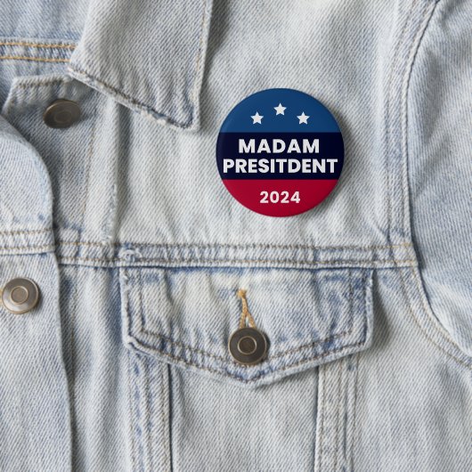 Kamala Harris Verkiezingen voor President 2024 Ronde Button 5,7 Cm (In situ)
