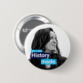 Kamala Harris verkozen tot vice-President Ronde Button 5,7 Cm (Voorkant /achterkant)