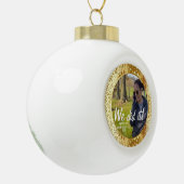 Kamala Harris, vice-President-verkozen "We hebben  Keramische Bal Ornament (Links)