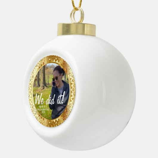 Kamala Harris, vice-President-verkozen "We hebben  Keramische Bal Ornament (Rechts)