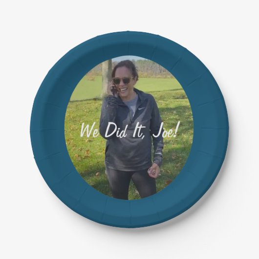 Kamala Harris, vice-President-verkozen "We hebben  Papieren Bordje (Voorkant)