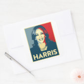 Kamala Harris Vierkante Sticker (Envelop)