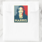 Kamala Harris Vierkante Sticker (Tas)