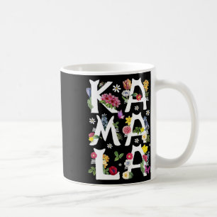 Kamala Harris Vintage Floral Cat Letters President Koffiemok