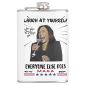 Kamala Harris Vinyl Wrapped Kolf Heupfles (Voorkant)