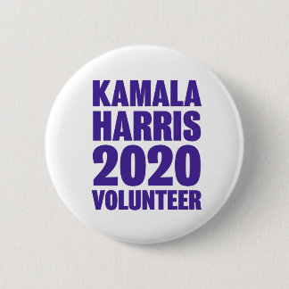 Kamala Harris Volunteer 2-inch Button rondom