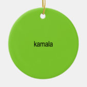 Kamala Harris voor Brat Keramisch Ornament (Voorkant)