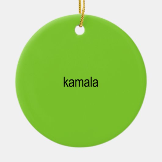 Kamala Harris voor Brat Keramisch Ornament (Voorkant)