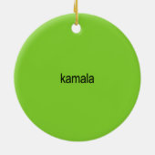 Kamala Harris voor Brat Keramisch Ornament (Achterkant)