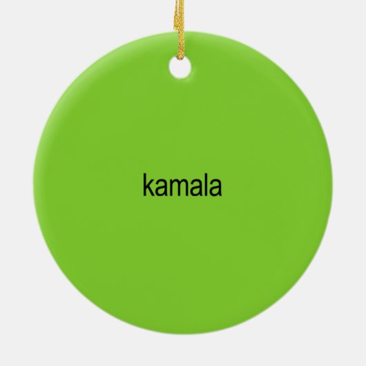 Kamala Harris voor Brat Keramisch Ornament (Achterkant)