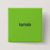 Kamala Harris voor Brat Vierkante Button 5,1 Cm (Voorkant)