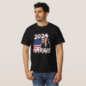 Kamala Harris voor de Amerikaanse verkiezingen van T-shirt (Voorkant volledig)