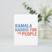 Kamala Harris voor de Democraten Briefkaart (Staand voorkant)