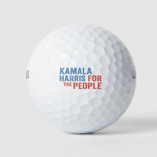 Kamala Harris voor de Democraten Golfballen (Voorkant)