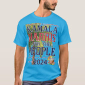 Kamala Harris voor de mensen 2024 Kokosnoten Unise T-shirt (Voorkant)