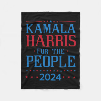 Kamala Harris voor de verkiezingen 2024 2024 Fleece Deken